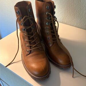 Madewell Julian Lace-up lugsole boots